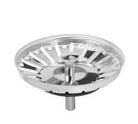ZYLARUM Stainless Steel Sink Strainer Basket | Thickened Drain Stopper for Standard Kitchen Sinks | Avoids Blockages/Simple to Maintain | Universal Fit 84mm Diameter