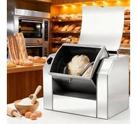 ZYLDDS Commercial Dough Mixer, 3/5/8/10KG Stainless Steel Kneading Capacity Flour Mixer, Dual Rotating Electric Kitchen Food Dough Mixer Machine for Pasta Noodle Pizza Making 3kg