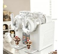 ZYLDDS Soft Ice Cream Machine Fro-zen Drink Maker,No Ice and Blending Needed,7 Preset Modes, Slushie, Soft Ice Cream, Spiked Slushie, Cold Drink and Milk Shake White