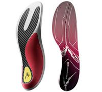ZYLEDW Thin Carbon Fiber Insoles with Arch Support, Y-Shaped Lightweight Design for Treadmill & Running - Shock Absorption, Pressure Relief - Unisex UK 9-9.5