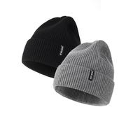 Zylioo M/XL Beanie Cap Hats with Visor,Large Knitted Beany Hats, Winter Warm Skull Cap 3 Pack