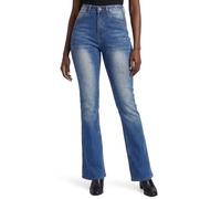 Zylioo Tall Fit Flared Jeans for Women Extra Long Length Mid Waisted Denim Comfort All Day Wear for Tall Bodies