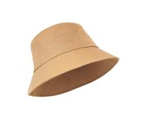Zylioo X-Large Linen Bucket Hat for Big Heads,Breathable Sun Protection Fishing Hats Khaki