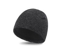 Zylioo XL/XXL Cycling Beanie Hat Extra Large Warm Fleece Skull Cap for Big Heads Winter Thermal Hat Ski Cap Bike Liner Hats Black