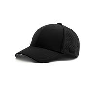Zylioo XS/S Breathable Baseball Cap for Small Heads,Quick Dry Mesh Sport Caps,Sun Protection Structured Running Trucker Hat Black