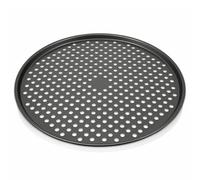 Zyliss 14 inch / 36cm Pizza Tray for Oven, 36cm/14in, with PFAS Free ILAG Non-Stick Technology, Carbon Steel, Grey, Pizza Pan Baking Trays with Holes Dishwasher Safe