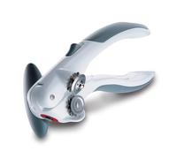 Zyliss 20362, White Lock N' Lift Can Opener with Lid Lifter Magnet, TPE, PP, Stainless Steel, POM, GF Nylon & Brass