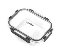 Zyliss E981064 640ml Glass Container, Shatterproof Glass, Airtight Food Storage Box with Sealable Lid, Microwave Safe, BPA Free, Freezer Safe, Fridge Storage, Food Container, 18cm x 14cm x 6cm