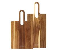 Zyliss Acacia Wood 2-Piece Serving Board Set