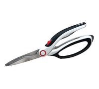 Zyliss All Purpose Shears, Heavy Duty Scissors with Spring Assist for Easier Cutting of Poultry/Fish/Bones/Herbs/Meat, Locking Mechanism for Safety, Dishwasher Safe