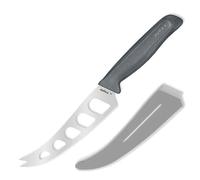 Zyliss Cheese Knife, Japanese Stainless Steel, Sustainable Wheatstraw Handle, Cover for Safety, Kitchen Knife, Dishwasher Safe, 5 Year Guarantee