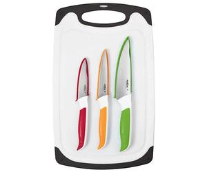 Zyliss Comfort 4 Piece Board & Knife Set