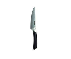 Zyliss Comfort Pro Utility Knife, 14cm/5.5in, Sharp Forged German Stainless Steel, Antibacterial Black Handle with Finger Rest, Professional Kitchen Knife/Vegetable Knife, Dishwasher Safe