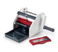 Zyliss E900048 SpiraSlice, Plastic/Stainless Steel, White/Red, Vegetable Slicer/Vegetable Spirals, Sheets & Ribbons/Spiral Cutter/Food Slicer, Includes Recipe Booklet, 5 Year Guarantee
