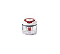 Zyliss E910015 Easy Pull Food Processor - 75 cl Manual Handheld Chopper/Blender White/Red