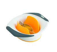 Zyliss E910017 Mango Tool Slice and Peel, Plastic/Stainless Steel, White/Grey, Mango Slicer/Cutter/Corer/Splitter, Dishwasher Safe