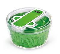 Zyliss E940013 Swift Dry Salad Spinner, Large, Plastic, Green, Unique AquaVent™/One-Handed Fast Pump Action/Quick Brake/Non-Slip Base/Easy Cleaning