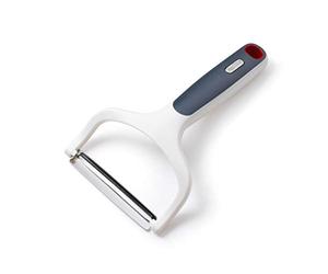 Zyliss E950035 Wide Peeler Smooth Glide, Plastic/Stainless Steel, White/Grey, Extra Large Blade, Peeler for Large Vegetables/Fruit, Dishwasher Safe