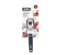 Zyliss E980087 Ice Cream Scoop, 18.5cm/7.25in, Aluminium, Grey, Scoop for Ice Cream/Gelato/Clotted Cream/Sorbet/Mashed Potato, Dishwasher Safe
