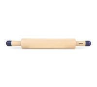 Zyliss E980212 Rolling Pin, 47cm/18.5in, Wooden/Silicone, Roll Cake/Pizza/Baking/Dough/Mixtures, Responsibly Sourced Wood, Weight Ensures Even Rolling