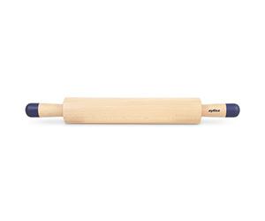 Zyliss E980212 Rolling Pin, 47cm/18.5in, Wooden/Silicone, Roll Cake/Pizza/Baking/Dough/Mixtures, Responsibly Sourced Wood, Weight Ensures Even Rolling