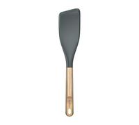 Zyliss Easy Lift Turner, Oak Wood Handle, Cooking Spatula with Silicone Head, Heat Resistant, Anti-Scratch for Non Stick Pans, 30cm, Handwash Only