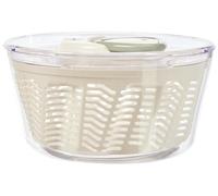 Zyliss Easy Spin 2 Salad Spinner, Large 6L Capacity, White, Unique AquaVent™ Technology, Retractable Cord and Brake System, Non-Slip Base, Easy Cleaning, Plastic