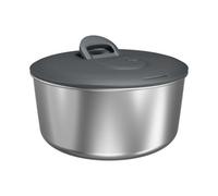 Zyliss Easy Spin Stainless Steel Salad Spinner L - Beluga Grey