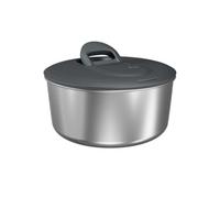 Zyliss Easy Spin Stainless Steel Salad Spinner S - Beluga Grey