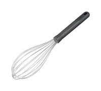 Zyliss Large Hand Whisk Balloon Whisk with Grip Lines Stainless Steel 30cm | Manual Kitchen Whisk For Cooking, Blending, Mixing, Whisking Made From Sustainable Wheat Straw Handle Dishwasher Safe