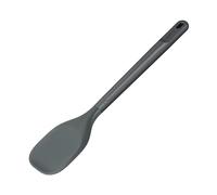 Zyliss Spoontula Large, Sustainable Wheat Straw/Silicone, Cooking Spoon/Spatula, Heat Resistant Silicone Head, Beluga Grey, 31cm x 6cm, Dishwasher Safe, 5 Year Guarantee