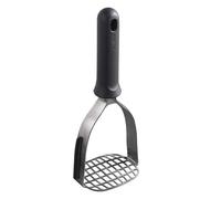 Zyliss Potato Masher Robust Stainless Steel Food and Vegetable Masher | Sustainable Wheat Straw Handle With Comfy Grip Ideal For Making Mashed Food For Baby Food, Dishwasher Safe, Includes Scraper