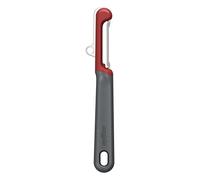 Zyliss Soft Skin Peeler, Extra Sharp Fruit/Vegetable Peeler with Sustainable Wheatstraw Comfy Grip, Cover for Safety, Stainless Steel, Dishwasher Safe
