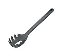 Zyliss Spaghetti Spoon, Sustainable Wheat Straw/Nylon, Scoop and Drain Spaghetti and Pasta, Non Stick, Heat Resistant Head, Beluga Grey, 31cm x 6cm, Dishwasher Safe