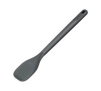 Zyliss Spoontula Medium, Sustainable Wheat Straw/Silicone, Cooking Spoon/Spatula, Heat Resistant Silicone Head, Beluga Grey, 29cm x 6cm, Dishwasher Safe, 5 Year Guarantee