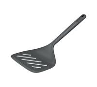 Zyliss XL Cooking Turner, Sustainable Wheat Straw/Nylon, XL Kitchen Spatula for Cooking Omlette, Pancakes, Fish, Non Stick, Heat ResistantNylon Head, Grey, 32.5cm x 14cm