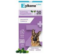 Zylkene Plus Calming Supplement for Large Dogs (30kg-60kg) 450mg | Promotes Relaxation in long-term challenging situations: New Baby, Home Alone, Moving house | Easily administered | 30 capsules
