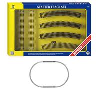 Zylopa HO Scale Train Track Set with Red Number Items | Precision Wooden Sleepers · Nickel Silver Rails · Compatible with HO Scale Models