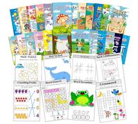 Zylota 24Pcs Activity Books for Kids Ages 4-8-12,Small Activity Books Party Favors Bulk Mazes,Word Search,Dot to Dot and More for Classroom Travel Birthday Goodie Bag Gift Stuffer