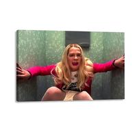 ZyLucretic Funny Bathroom Movie Wall Art White Chicks Movie Poster Retro Toilet Decor Humor Bathroom Wall Decor Toilet Sign Picture Posters Canvas Print 16x24inch Framed, style-10