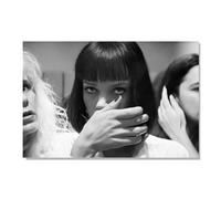 ZyLucretic Humor Bathroom Canvas Wall Art Pulp Fiction Mia Wall Ace Movie Poster Vintage Black and White Funny Bathroom Wall Decor Print Toilet Decoration Room Aesthetic 12x18inch Unframed, style-6