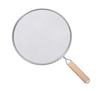 zymay Grease Splatter Screen | Fine Mesh Oil Splatter Guard | Skillet Splatter Shield Guards, 1Pc, Stainless Steel Fine Mesh For Frying Pan, 13", 11.5", 10", 8" Available