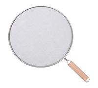 zymay Splatter Screen For Frying Pan - Stainless Steel Grease Guard | Splash Fine Mesh Strainer, 1Pc Kitchen Cooking Accessory, Diameter Of About 13", 11.5", 10", 8"