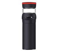 ZYMEN Multi-Purpose Travel Mug and Tumbler Tea Infuser Water Bottle Fruit Infused Flask Hot Cold Double Wall Stainless Steel Coffee Thermos Commemoration Day
