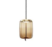 ZYMEN Nordic Lamps Modern Creative Personality Dining Room Bar Table Pendant Light Large Glass Home Restaurant Cafe Chandelier Copper Adjustable Hanging Wire Single Head Drop Light Commemoration Day