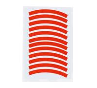 ZYMIADOU 12Pcs Reflective Tire Sticker Kid Balances Bike Sticker Wheel Decoration Children Balances Warning Stickers Reflective Balance Decals