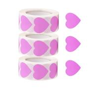 ZYMIADOU 1500Pcs Valentines Day Sticker 25mm Love Heart Self-Adhesive Wrapping Labels for Envelopes Case Valentines Card Heart