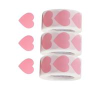 ZYMIADOU 1500Pcs Valentines Day Sticker 25mm Love Heart Self-Adhesive Wrapping Labels for Envelopes Case Valentines Card Heart