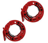 ZYMIADOU 1Pair Barbell Clamps Replacement Quickly Release Pair Locking Weight Clips with Antislip Grip Collars Enduring Fitness Clamps Collars