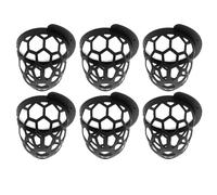 ZYMIADOU 2/6/10/20pcs Pool Table Pocket Black Billiard Ball Storage Basket Table Accessories Billiard Ball Storage